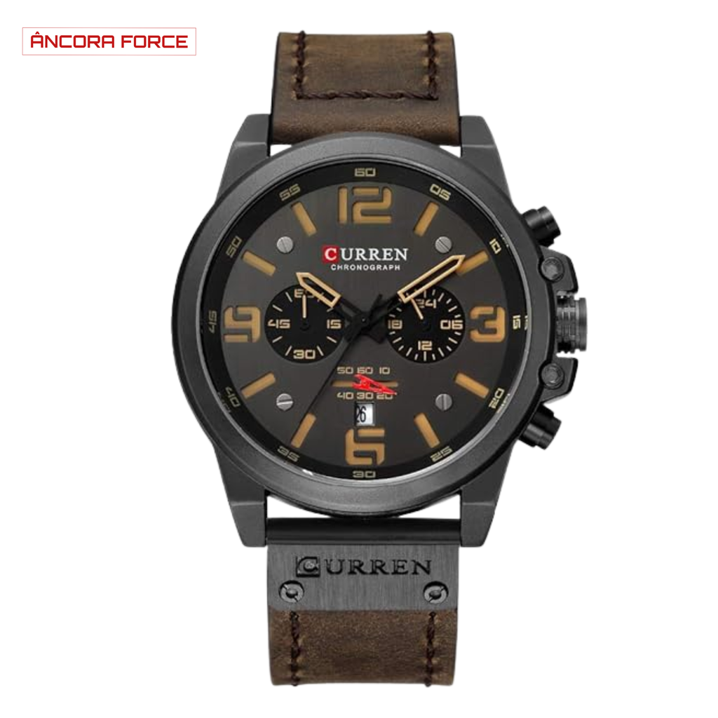 Relógio Masculino CURREN 8314 — Fashion Marrom-Preto