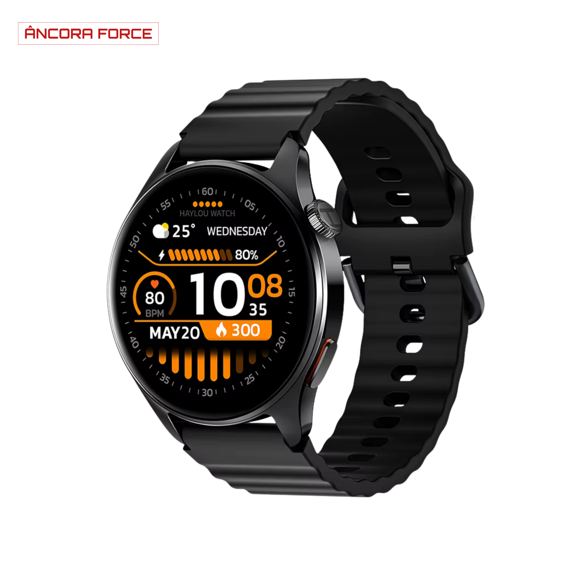 Smartwatch Masculino HAYLOU Watch 4S GPS AMOLED 1.43" 120+ Modos Esportivos
