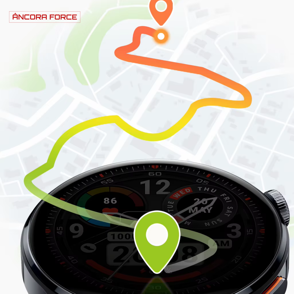 Smartwatch Masculino HAYLOU Watch 4S GPS AMOLED 1.43" 120+ Modos Esportivos
