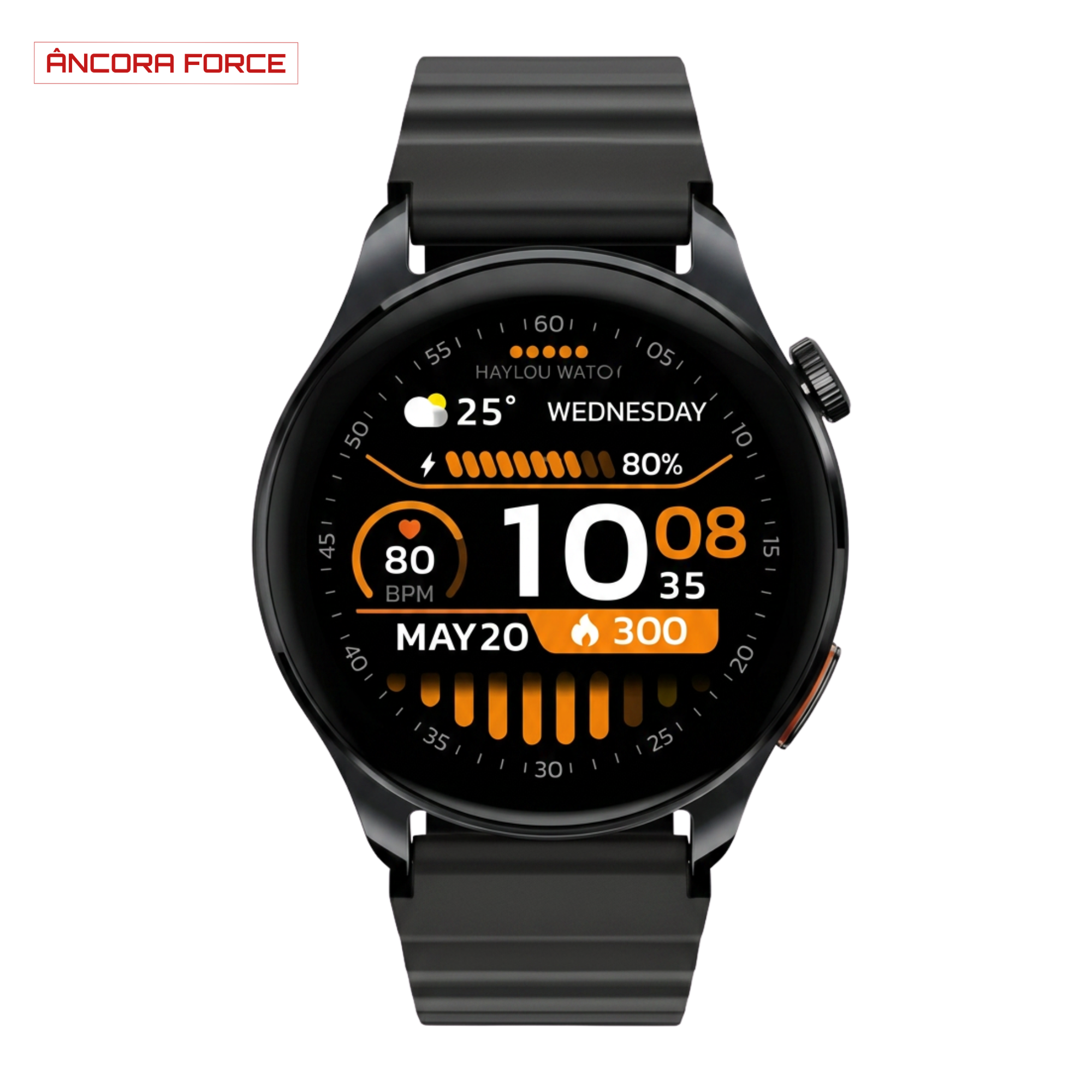 Smartwatch Masculino HAYLOU Watch 4S GPS AMOLED 1.43" 120+ Modos Esportivos